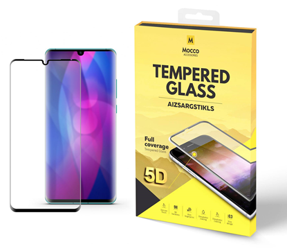 Изображение Mocco Full Glue 5D Signature Edition Tempered Glass Full Coverage with Frame Huawei Honor View 20 Black