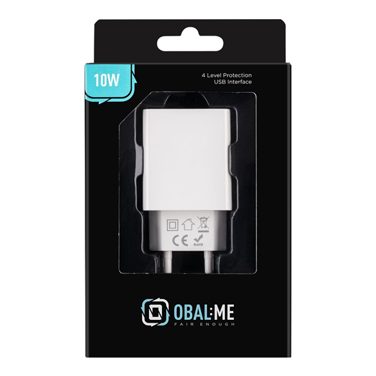 Изображение OBAL:ME Sienas lādētājs USB-A 10W Balts