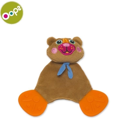 Attēls no Oops Bear Comforter Mīksta rotaļlieta bērniem no 0m+ (21x5x12cm) Brūna 10008.11