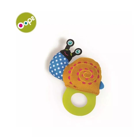 Изображение Oops Snail Rotaļlieta zobiņiem bērniem no 3m+ (17x4x12cm) Krāsaina 13007.13