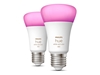 Picture of Hue WCA 6.5W A60 E27, 2pcs pack | E27 | 6.5 W | RGBW 2000-6500K | Bluetooth and Zigbee