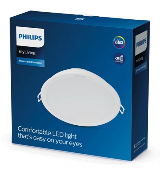 Изображение PHILIPS MESON 080 5.5W 360lm 3000K WH iebūvējams griestu LED gaismeklis