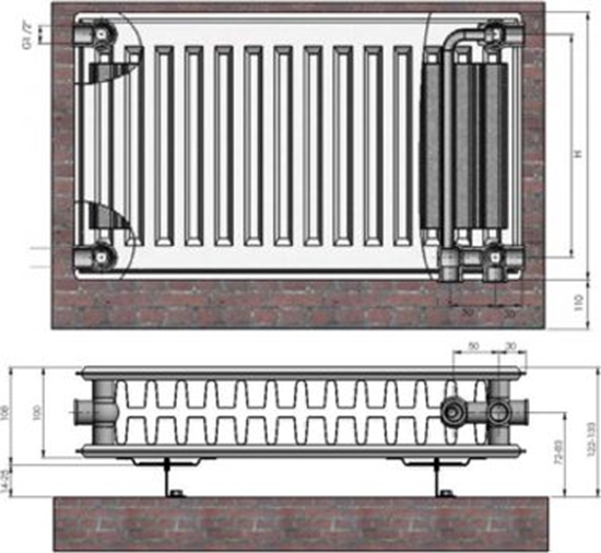 Picture of Radiators 22x200x1000 VCO Termolux