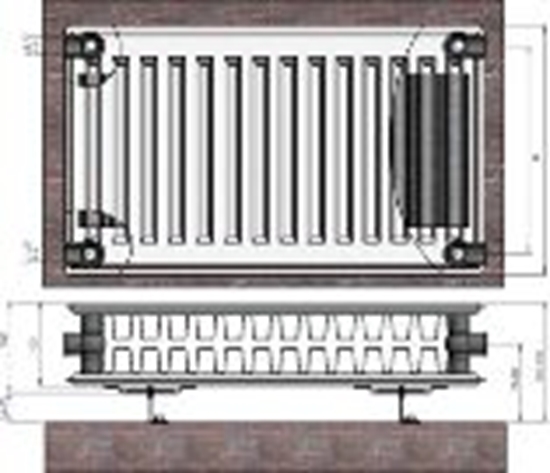 Picture of Radiators 22x300x700 sānu piesl. Termolux