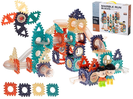 Изображение RoGer Ball Track-Blocks Set 156 pcs.