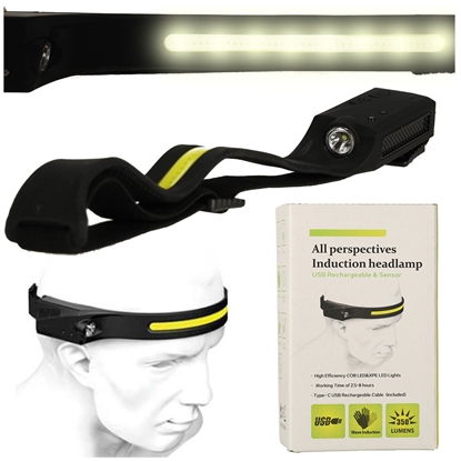 Attēls no RoGer LED Headlamp Flashlight 350 lm