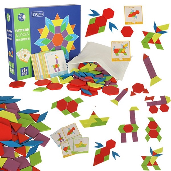 Изображение RoGer Montessori Wooden Puzzle 155 pcs.