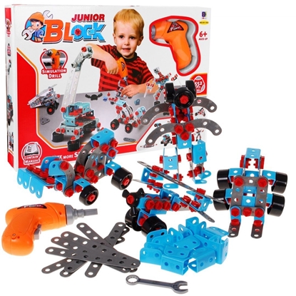 Picture of RoGer Screwdriver Constructor 550 pcs.