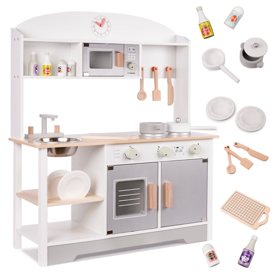 Picture of RoGer Wooden Kitchen for Children 68 x 25.5 x 82 cm