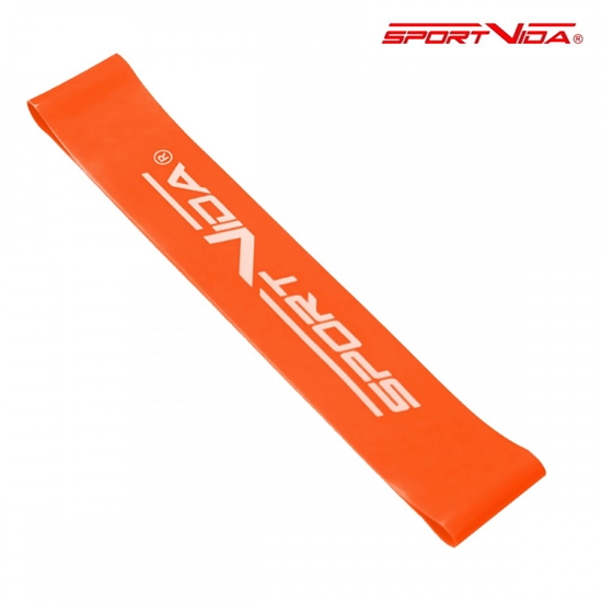 Picture of SportVida Slodzes gumija Fitnesa un GYM treniņiem 600 * 50 * 1MM (10-15kg) Oranža