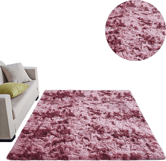 Изображение Strado Dywan Ombre Shaggy Strado 200x200 OmbreRed (Czerwony) uniwersalny