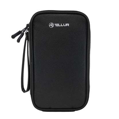 Attēls no Tellur Universal travel cable organiser Black