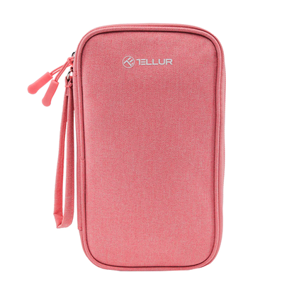 Attēls no Tellur Universal travel cable organiser Pink