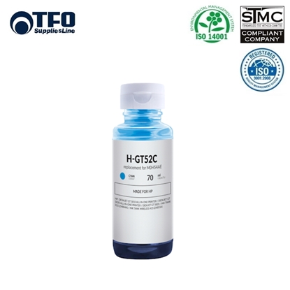 Изображение TFO Analog priekš HP GT52C M0H54AE Cyan INK Bottle 70ml GT 5810 5820 InkTank 310 315 410 415