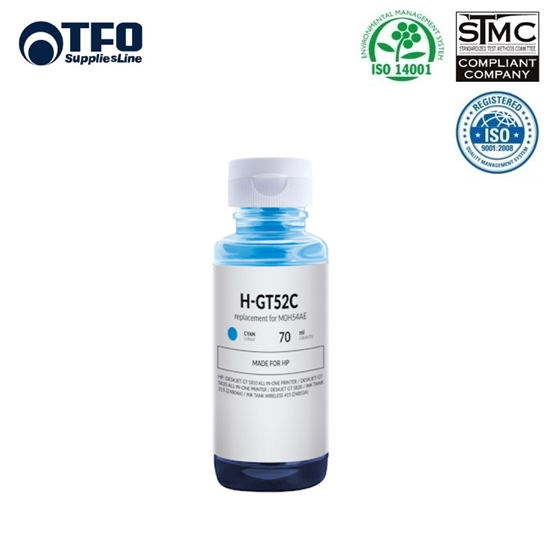 Изображение TFO Analog priekš HP GT52C M0H54AE Cyan INK Bottle 70ml GT 5810 5820 InkTank 310 315 410 415