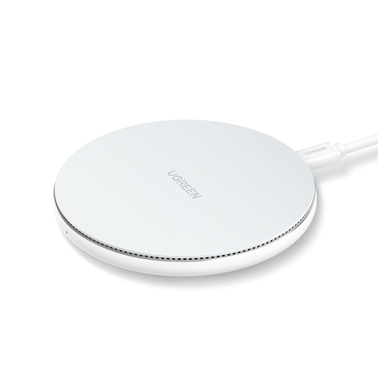 Изображение Ugreen 15W Qi wireless charger white (CD191 40122)