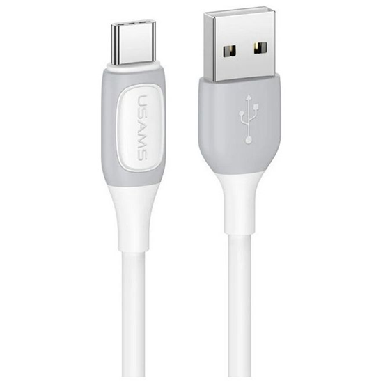 Изображение Usams US-SJ596 USB-C kabelis | 3A 1m balts