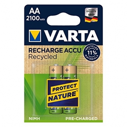 Изображение Varta Akku RECHARGE Recycled AA  HR6  2100mAh           2St.