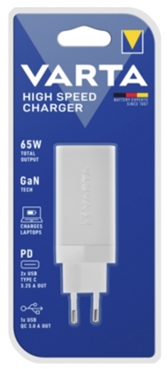 Picture of Varta Ladegerät High Speed Charger 65W 2x USB-C 1x USB-A