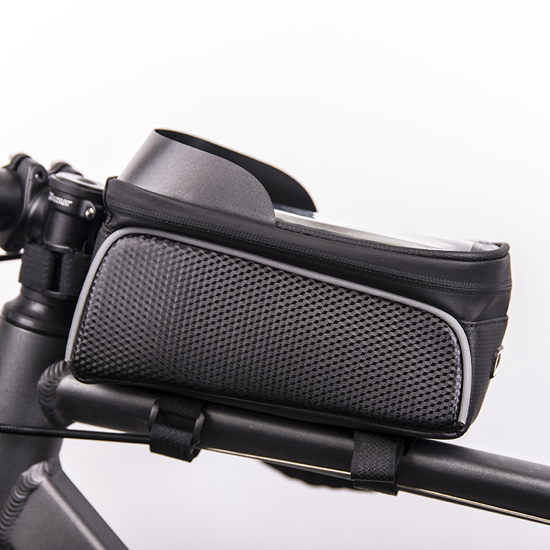 Picture of Waterproof bike frame bag with shielded phone hold