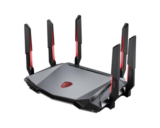 Изображение Wireless Router|MSI|Wireless Router|6600 Mbps|IEEE 802.11a|IEEE 802.11b|IEEE 802.11g|IEEE 802.11n|IEEE 802.11ac|IEEE 802.11ax|USB 3.0|4x10/100/1000M|1x2.5GbE|LAN \ WAN ports 1|GRAXE66