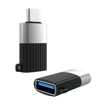 Attēls no XO NB149-F Vada Adapteris OTG - Konverteris no USB 3.0 ligzda uz USB-C spraudnis Melns