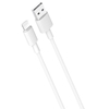 Изображение XO NB156 Izturīgs TPE Universāls USB-C uz Lightning PD Datu & Ātrās 2.4A Uzlādes Vads 1m Balts