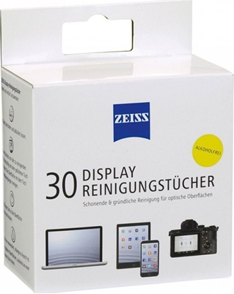 Изображение Zeiss Chusteczki do czyszczenia ekranów oraz wyświetlaczy 30 szt. (ZS581998)