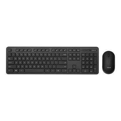 Attēls no Asus | Keyboard and Mouse Set | CW100 | Keyboard and Mouse Set | Wireless | Mouse included | Batteries included | RU | Black