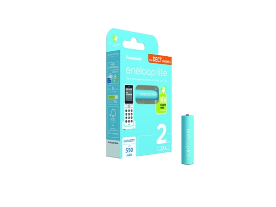 Picture of Eneloop akumulator lite AAA 550 mAh 2 szt DECT 