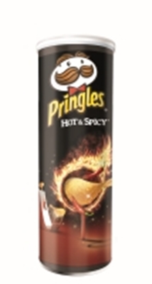 Изображение PRINGLES Hot & Spicy RAL, 165 g (8 kastes rindā)