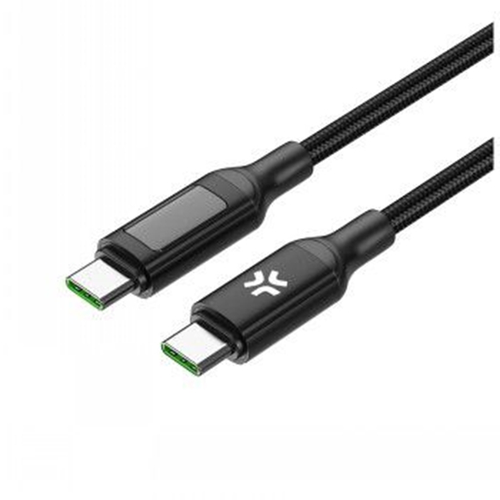 Picture of CELLY USBCUSBC100WLED - USB-C TO USB-C CABLE 100W PD WITH LED DISPLAY