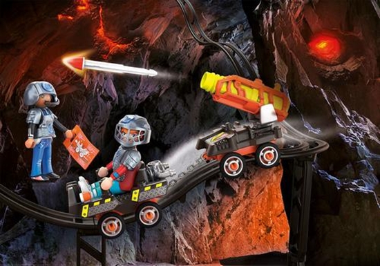 Picture of Playmobil PLAYMOBIL 70929 Dino Mine Rocket Kart Construction Toy