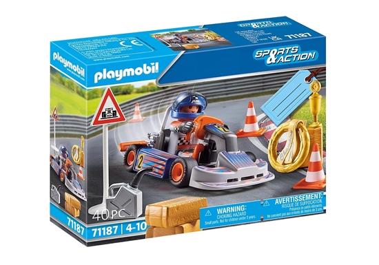 Picture of Rinkinys PLAYMOBIL Sport & Action Lenktynininkas 71187