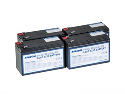 Изображение Avacom Zestaw akumulatorów RBC31 12V/4x9Ah (AVA-RBC31-KIT)