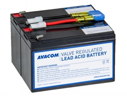 Attēls no AVACOM REPLACEMENT FOR RBC142 - BATTERY FOR UPS (2PCS OF BATTERIES TYPU HR)