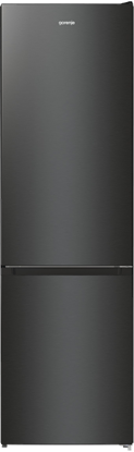 Picture of Gorenje | Refrigerator | NRK6202EBXL4 | Energy efficiency class E | Free standing | Combi | Height 200 cm | No Frost system | Fridge net capacity 235 L | Freezer net capacity 96 L | Display | 38 dB | Black
