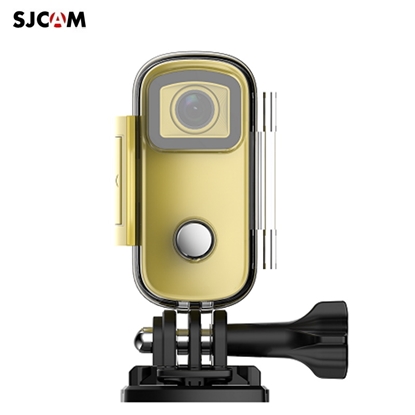 Attēls no SJCam C100+ Mini 2K Soc tīklu Aktivitāšu un Sporta kamera 30m Magnētisku korpusu Wi-Fi Live režīmu Dzeltena