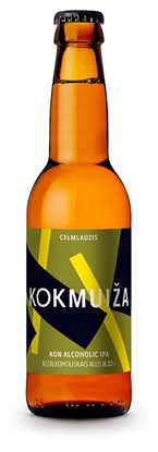 Attēls no Bezalkoholisks alus VALMIERMUIŽAS IPA Kokmuižas Celmlauzis, nefiltrēts, 0.33l(DEP)