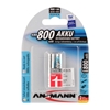 Изображение 1x2 Ansmann maxE NiMH rech. bat. Micro AAA 800 mAh        5030982