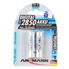 Picture of 1x2 Ansmann NiMH rech. battery 2850 Mignon AA 2650 mAh DIGITAL