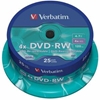 Изображение 1x25 Verbatim DVD-RW 4,7GB 4x Speed, matt silver