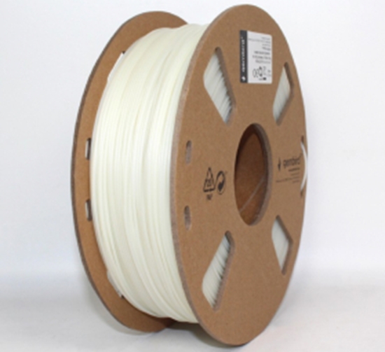 Изображение 3D Printera izejmateriāls Gembird PLA Flexible Wood Natural White 1.75 mm 1kg