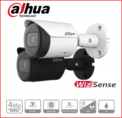 Picture of 4MP IR Fixed-focal Bullet WizSense Network Camera | Lens 2.8mm | IPC-HFW2441S-S