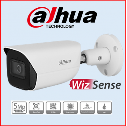 Picture of 5 MP IR Fixed-focal Bullet WizSense Network Camera | Lens 3.6mm