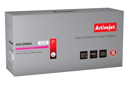 Picture of Activejet ATB-328MNX Toner Cartridge for Brother Printer, Compatible with Brother TN-328M; Supreme; 6000 pages; magenta