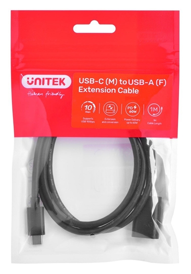 Picture of Adapter USB Unitek Unitek Adapter USB-C (M) do USB-A (F) 10Gbps 60 W