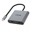 Изображение Adapter USB-C - 2x HDMI 2.0;  4K MST; M/F 