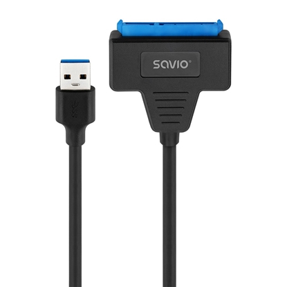 Изображение Adapter USB-C 3.1 Gen 1 (M) - SATA (F) do dysków 2.5 cala , AK-68 