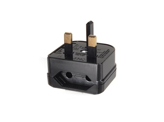 Picture of Adapter zasilania UK na gniazdo EU MCE71 Czarny 